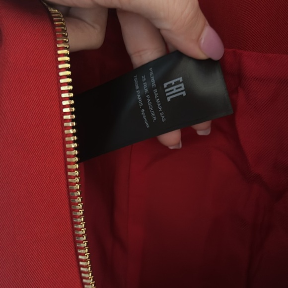 Balmain Red Mini Dress - Picture 14 of 15